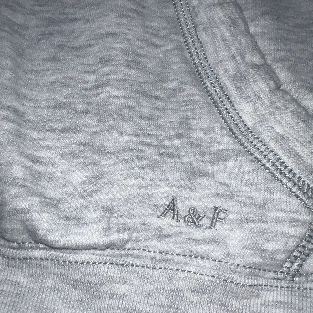 Abercrombie Fitch Kids Hoodie Full Zip Fleece‎ Lined Gray Size 17-18